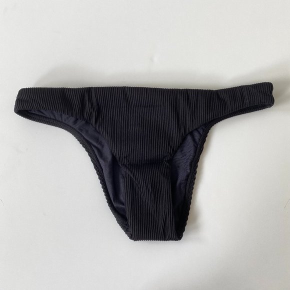 PQ Pilyq black Pearl Basic Teeny Bikini Bottoms - Picture 1 of 7
